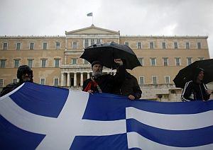 Parlament Grecji, fot. Bloomberg