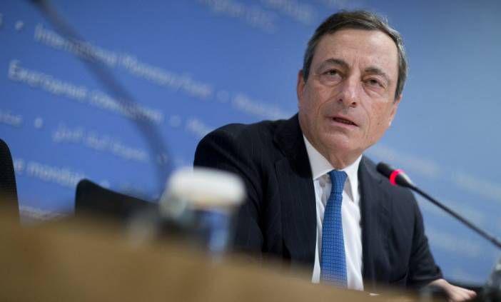 Mario Draghi, fot. Bloomberg