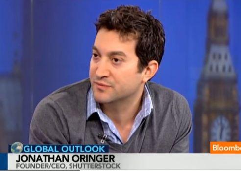 Jonathan Oringer na antenie programu agencji Bloomberg (źródło: Bloomberg)