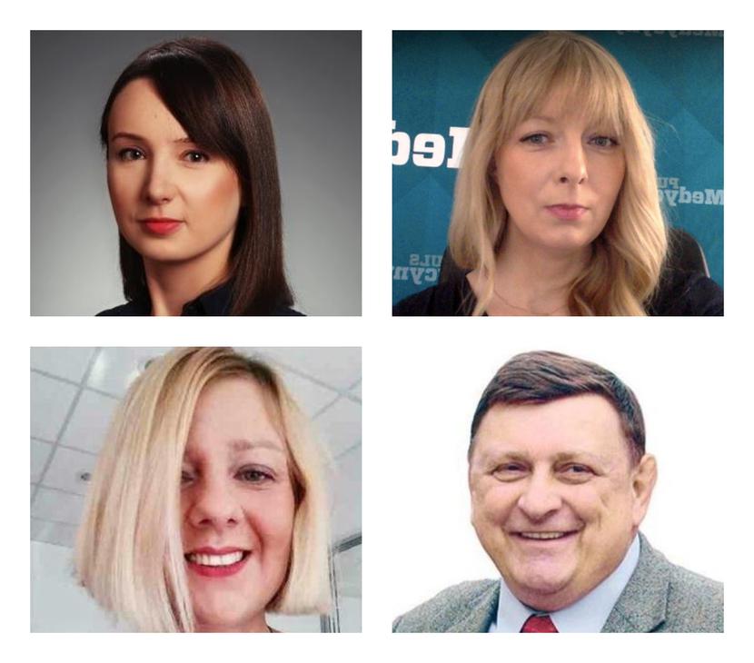 Nagrodzeni dziennikarze “Pulsu Medycyny”. Na zdj. od góry: Monika Majewska, Katarzyna Matusewicz, Olga Tymanowska i Marek Stankiewicz