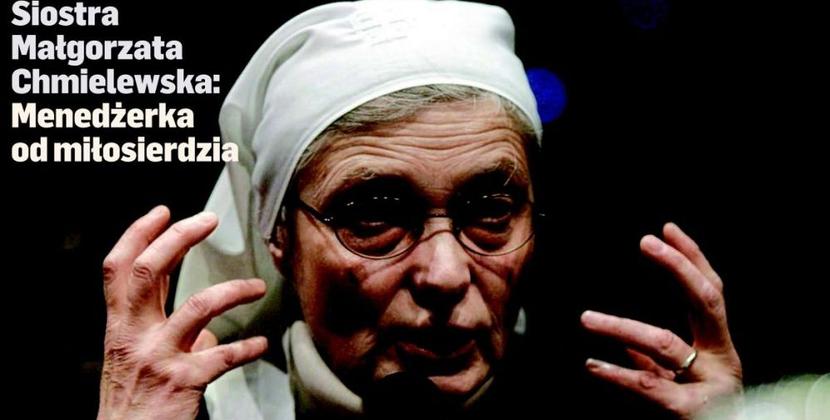 Siostra Małgorzata Chmielewska nie jest rozmodloną mniszką za klasztorną furtą. 