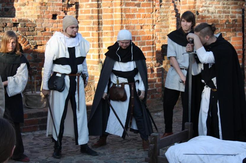 Inscenizacja na zamku krzyżackim w Toruniu. Fot. ARC.
