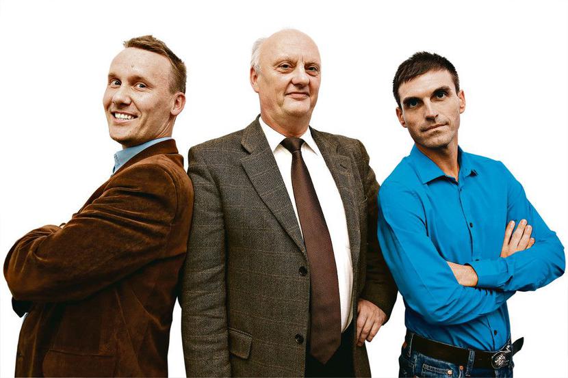 SZERSZA GRUPA DOCELOWA: Dr Piotr Wołejsza, prof. dr hab. Zbigniew Pietrzykowski i dr Piotr Borkowski, którzy tworzą zarząd Sup4Nav, liczą, że Navdec znajdzie zastosowanie nie tylko na dużych statkach handlowych, ale też np. na jachtach. [FOT. AS]
 