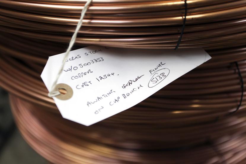 Miedź. Fot: Bloomberg