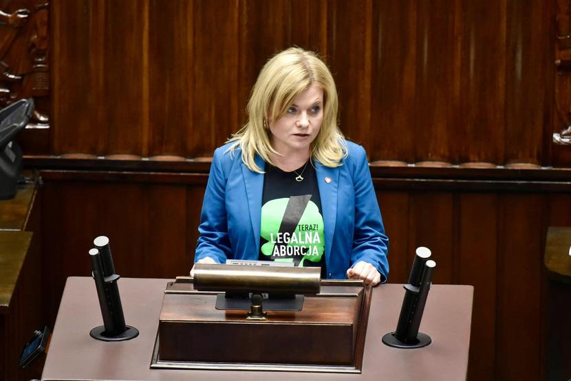 Szefowa sejmowej komisji nadzwyczajnej ds. aborcji Dorota Łoboda (KO). Szefowa sejmowej komisji nadzwyczajnej ds. aborcji Dorota Łoboda (KO).