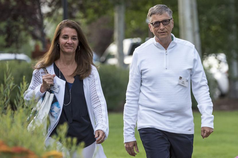 Bill Gates z żoną