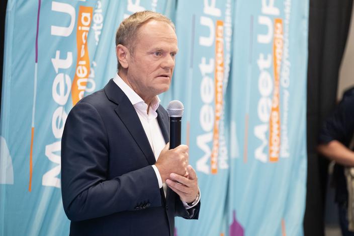 Donald Tusk, fot. Dariusz Gorajski / Forum
 