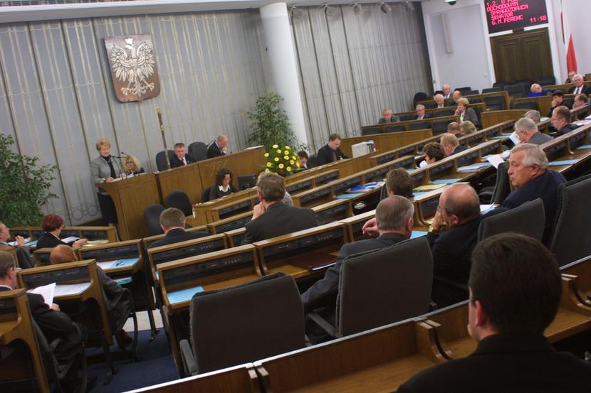 Sala Senatu w starej aranżacji. Fot. WM