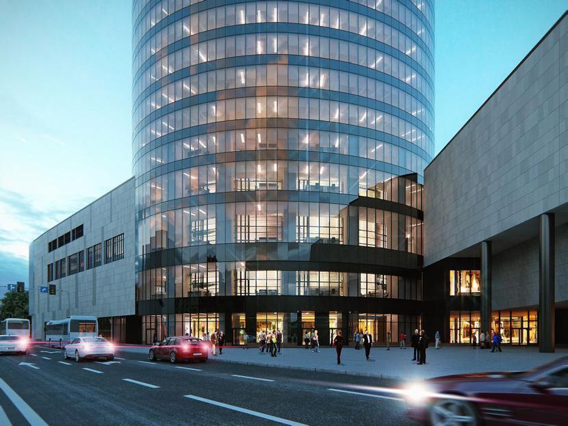 Najbardziej lusksusowa inwestycja we Wrocławiu - apartamentowiec Sky Tower.