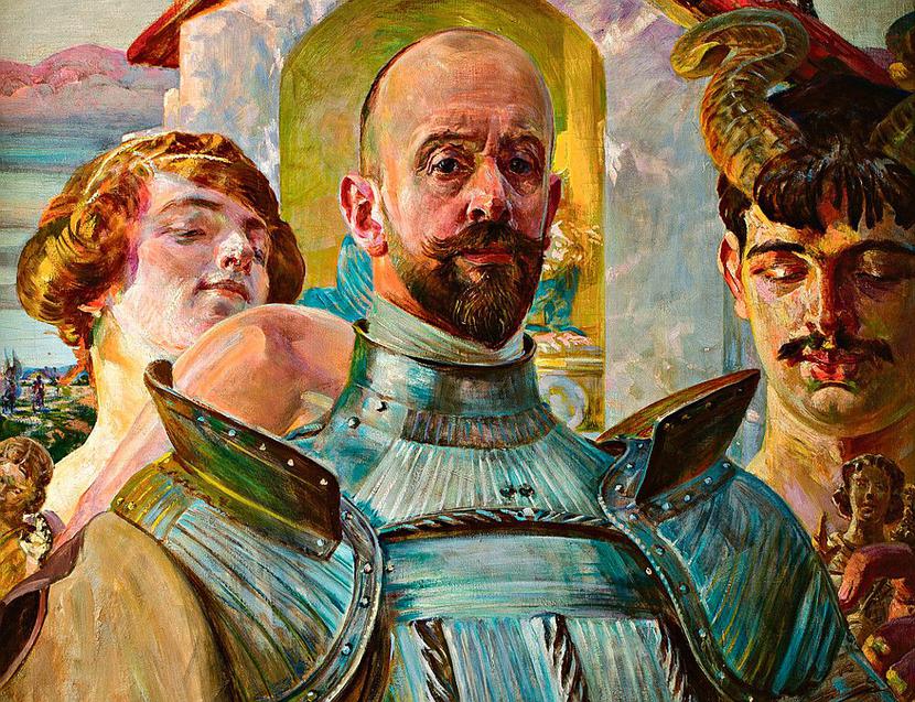 SYMBOLICZNIE I PATRIOTYCZNIE: „Polski Hektor”, olej Jacka Malczewskiego z szansą na rekord (arch. DA Polswiss Art). [FOT. ARC]