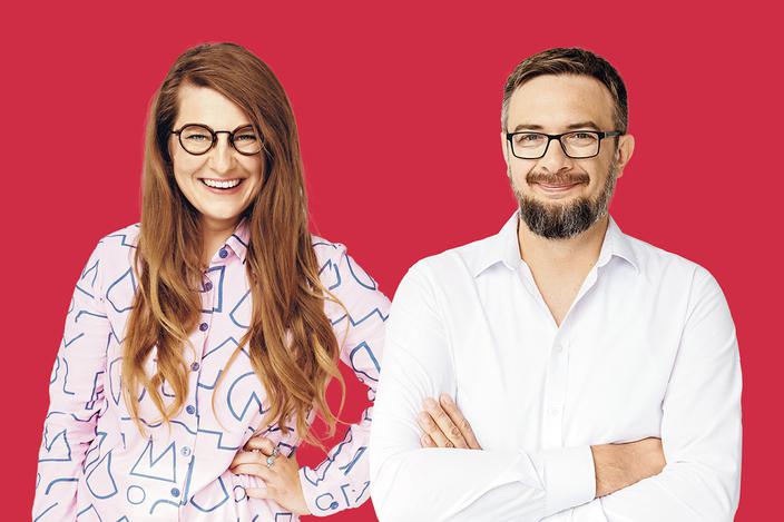 Hearme. Założycielami start-upu są Katarzyna Gryzło, CEO i Paweł Pierścionek, CTO