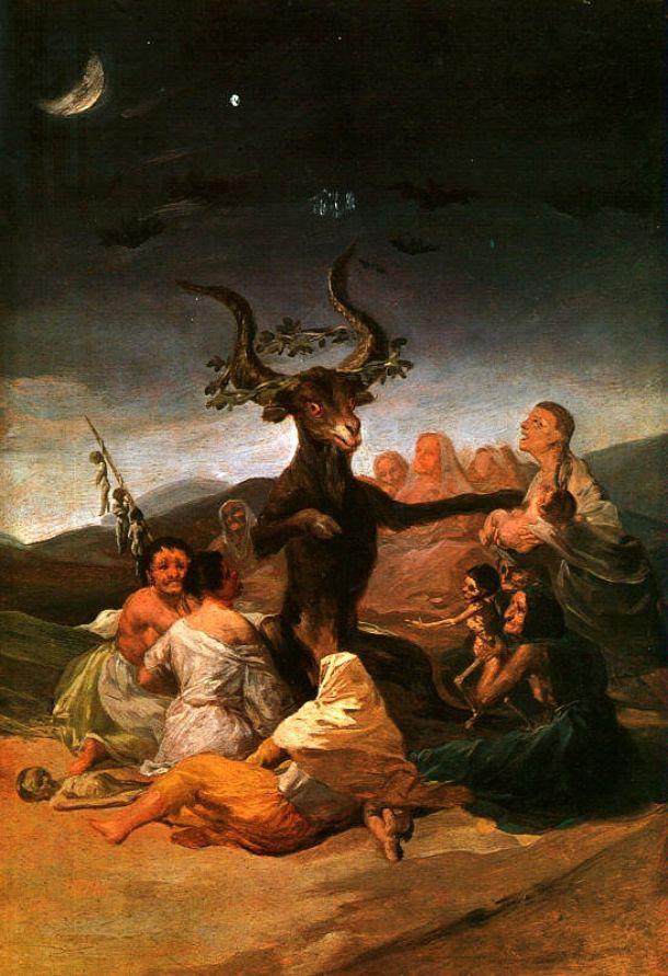 Sabat czarownic, obraz Francisco Goya, 1797/1798