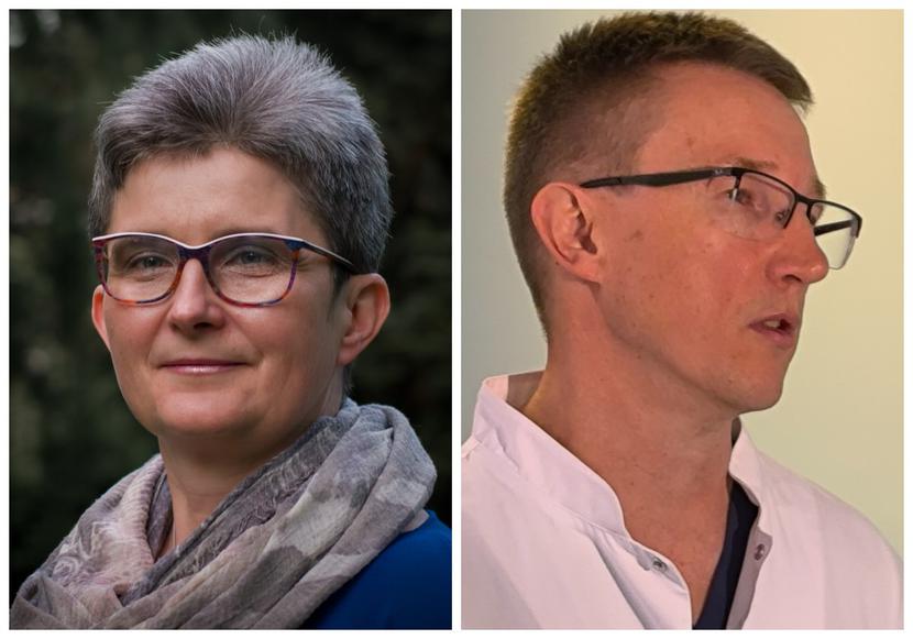 Na zdj. prof. dr hab. n. med. Agnieszka Czarniecka i dr n. med. Wiesław Bal Na zdj. prof. dr hab. n. med. Agnieszka Czarniecka i dr n. med. Wiesław Bal
