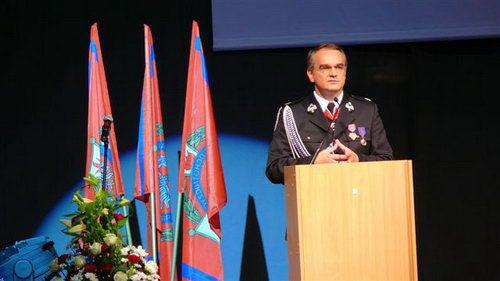 Waldemar Pawlak, szef Zarządu Głównego Ochotniczych Straży Pożarnych Rzeczpospolitej Polskiej, Fot. ARC