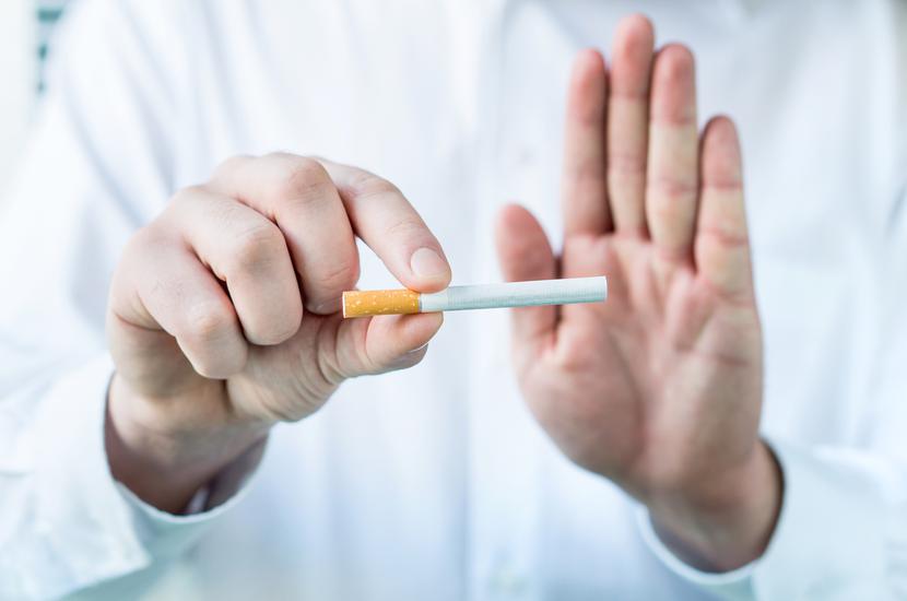 Najkorzystniejsze statystyki w badaniu dotyczyły osób, które nie paliły przynajmniej dwa razy dłużej niż paliły.