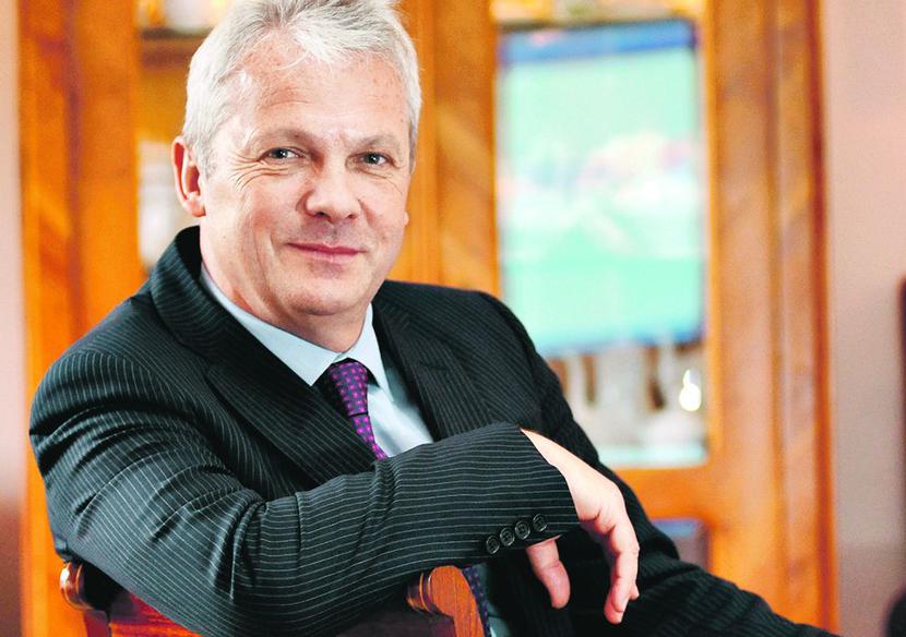 JASNE STANOWISKO: Nie planujemy przejęć i nie chcemy być
 przejęci — deklaruje Tadeusz Nowicki, prezes Ergis-Eurofilms. [FOT. TP]