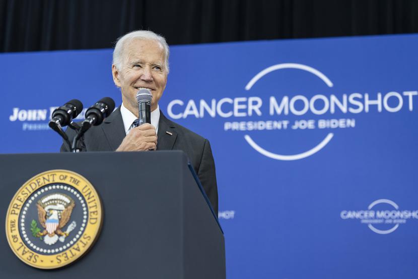 Na zdjęciu Joe Biden, prezydent Stanów Zjednoczonych podczas ogłaszania inicjatywy Cancer Moonshot