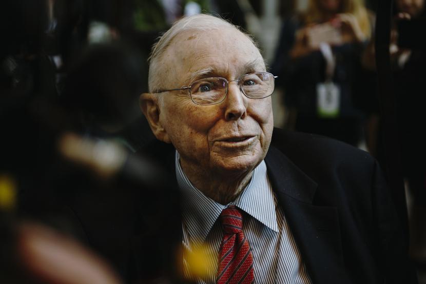 Charlie Munger, fot. Bloomberg Charlie Munger, fot. Bloomberg