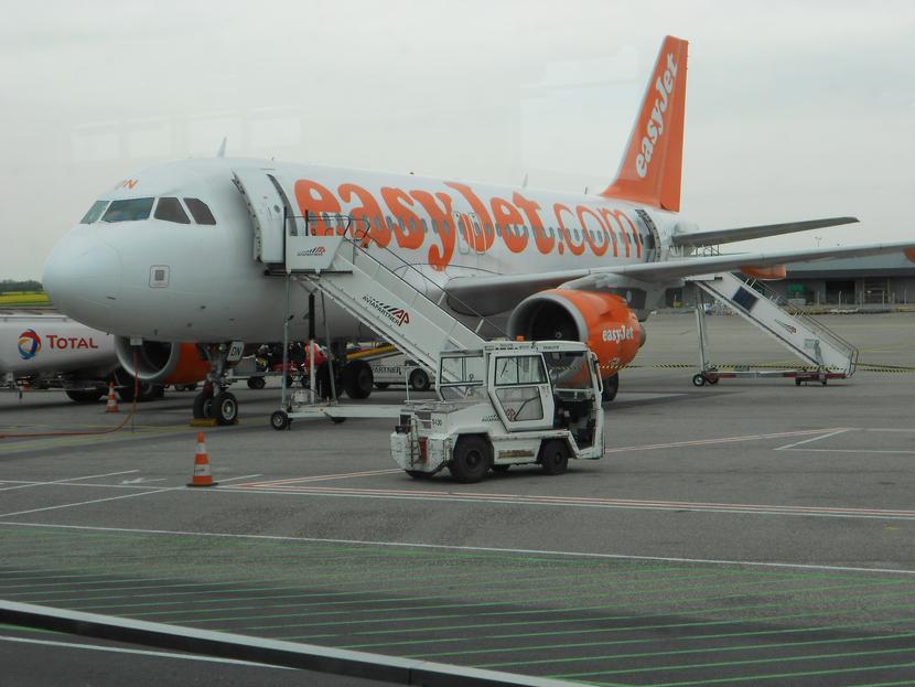 Samolot linii lotniczej EasyJetFot. Hugo Petitjean/Pixabay
