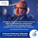 I Forum Ochrony Zdrowia, 19-20 czerwca 2023 r., Wąsowo k. Poznania