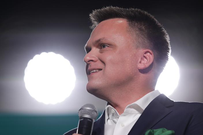 Szymon Hołownia, jeden z liderów Trzeciej Drogi