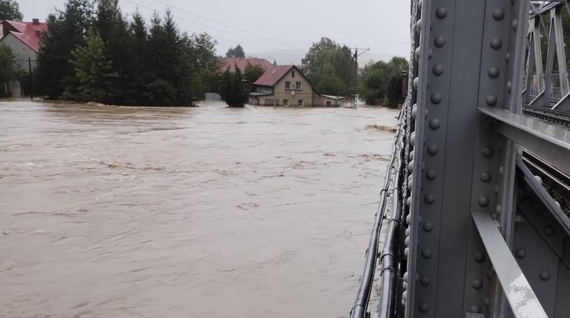 Powódź w południowej Polsce. 