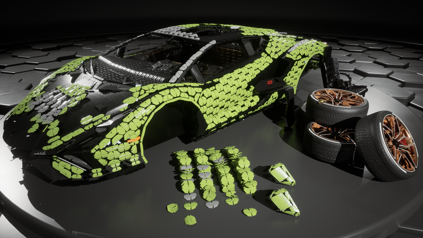 Lego technic ламборджини