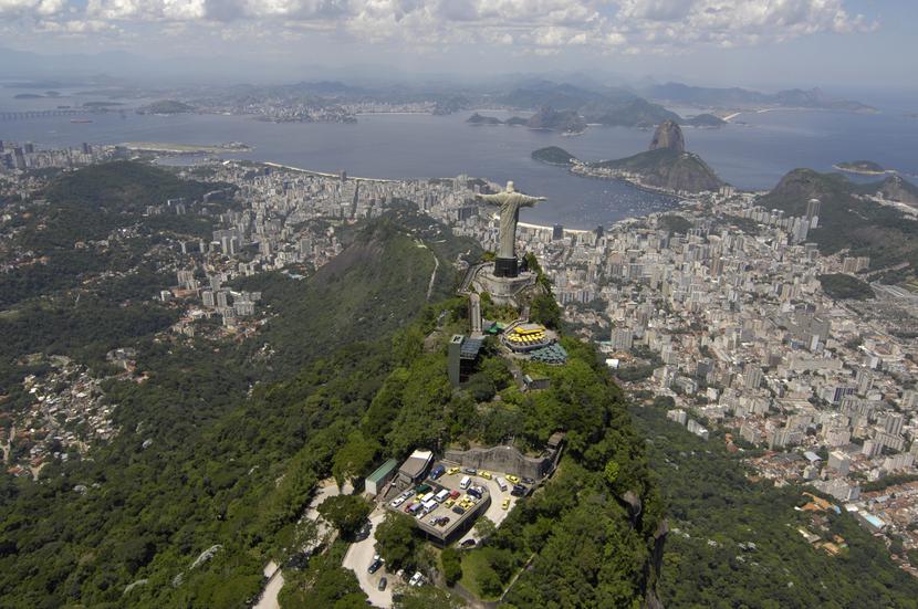 Rio de Janeiro, Corcovado, Monumento Christo Redentor, BrazyliaFigura Jezusa Chrystusa