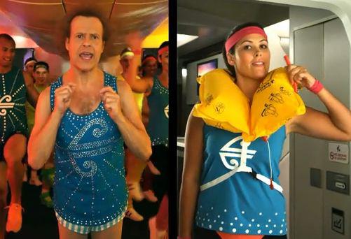 Richard Simmons nową gwiazdą lini lotniczych (fot. YouTube)