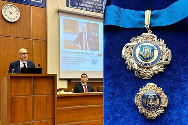 Prof. Mariusz Gujski z tytułem doctora honoris causa Uniwersytetu Medycznego w Kijowie