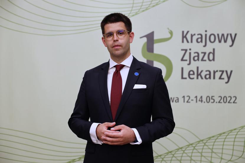 Na zdjęciu prezes NRL Łukasz Jankowski