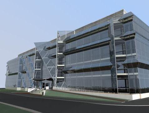 Centrum Dydaktyczno-Badawcze Nanotechnologii w Szczecinie, wizualizacja. Fof ARC.