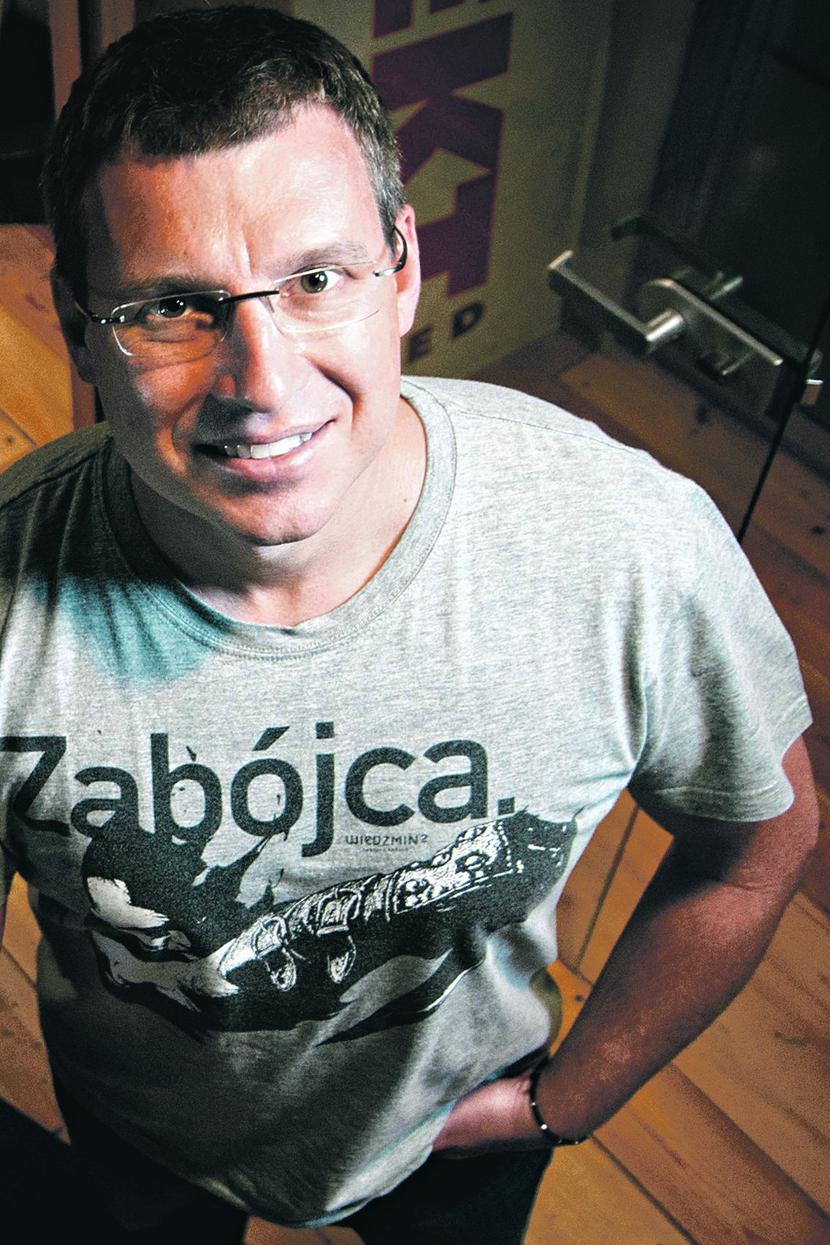 „WIEDŹMIN” Z SAKWĄ ZŁOTA: Adam Kiciński, szef CD Projekt, zapowiada, że trzecia część „Wiedźmina” będzie najzyskowniejszym tytułem w historii firmy. [FOT. TP]