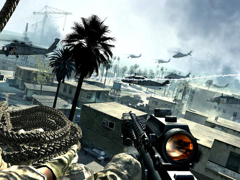 Kadr z gry Call of Duty 4: Modern Warfare
