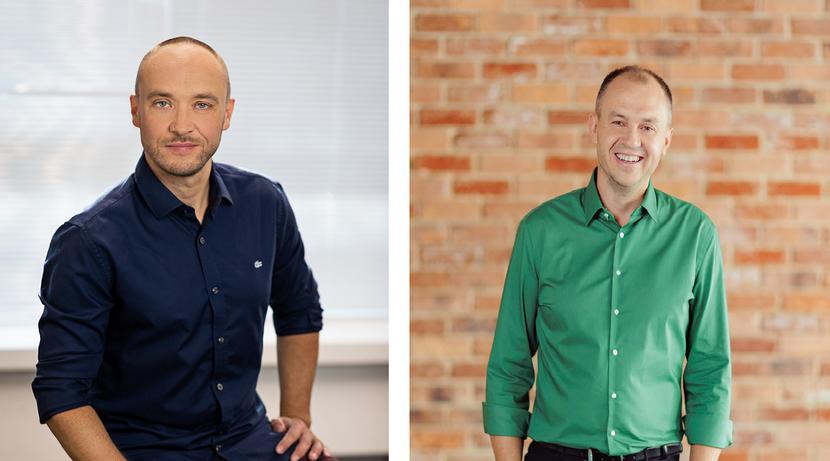 Marek Szcześniak, wiceprezes Nest Banku i Jerzy Dąbrowski, wiceprezes Faktorii Marek Szcześniak, wiceprezes Nest Banku i Jerzy Dąbrowski, wiceprezes Faktorii