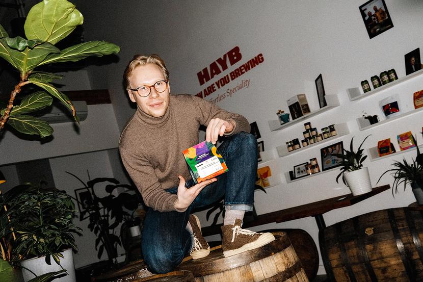 Mateusz Tryjanowski, szef marketingu i e-commerce w palarni kawy Hayb