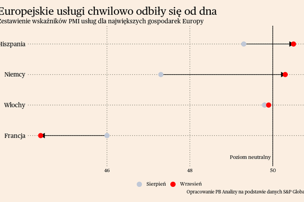 Koszty naciskają na usługi w Europie