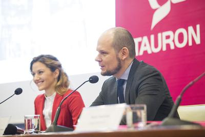 Program Pilot Maker jest nastawiony na wdrażanie rozwiązań, wygenerowanie realnej wartości dla obu stron, start-upu i korporacji – mówiła podczas konferencji Magdalena Jackowska-Rejman, prezes techBrainers. Towarzyszył jej m.in. Jarosław Broda, wiceprezes ds. zarządzania majątkiem i rozwoju Tauron Polska Energia