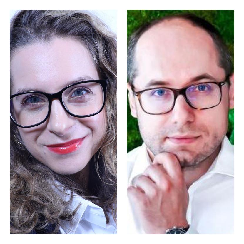 Na zdjęciu od lewej dr Olga Rostkowska i dr Artur Drobniak