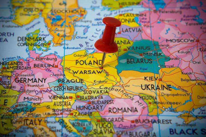 Polska, mapa
