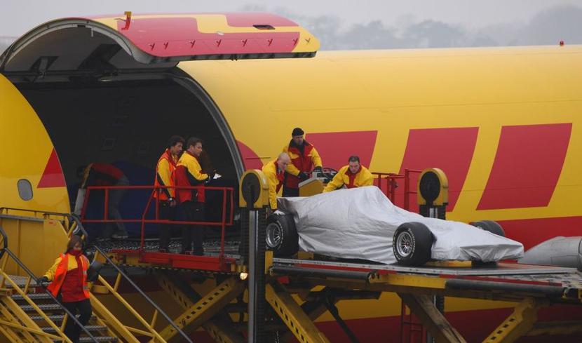 DHL pracuje dla większości zespołów F1. 