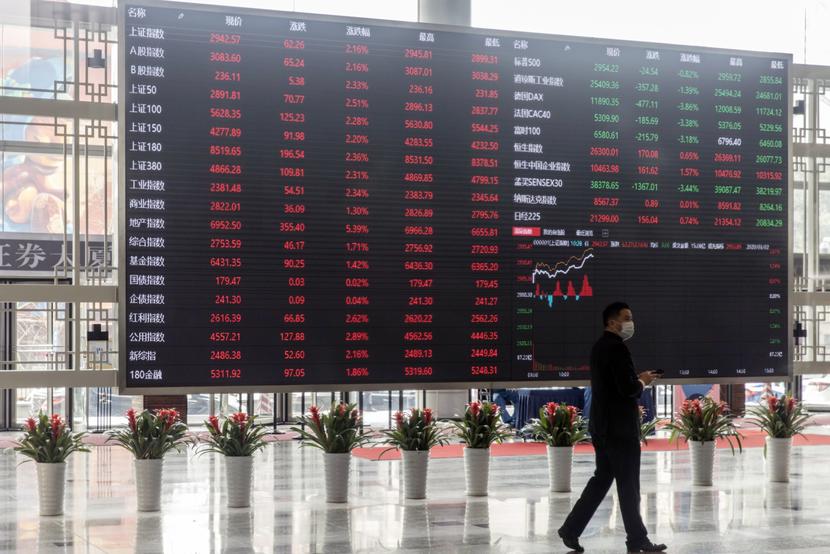 Giełda w Szanghaju, Chiny Giełda w Szanghaju, Chiny