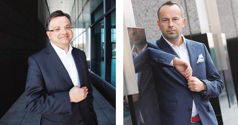 NAJCENNIEJSZE AKTYWO: Światowe PwC weszło na rynek doradztwa strategicznego,
 przejmując firmę Booz & Co. Polskiemu, w którym za ten segment odpowiada Piotr Łuba
 (z lewej), wystarczyło przejęcie Krzysztofa Badowskiego wraz z zespołem Rolanda Bergera.
 Wszak w tej branży liczą się głównie ludzie. [FOT. WM]