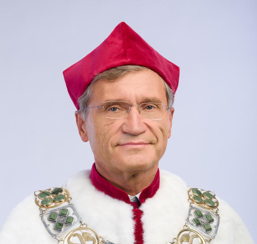 Obecny rektor WUM prof. Zbigniew Gaciong.