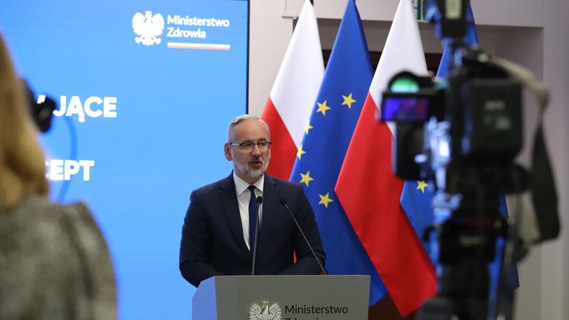 Na zdjęciu minister zdrowia Adam Niedzielski Na zdjęciu minister zdrowia Adam Niedzielski