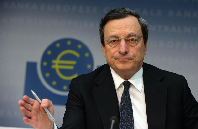 Mario Draghi, fot. Bloomberg