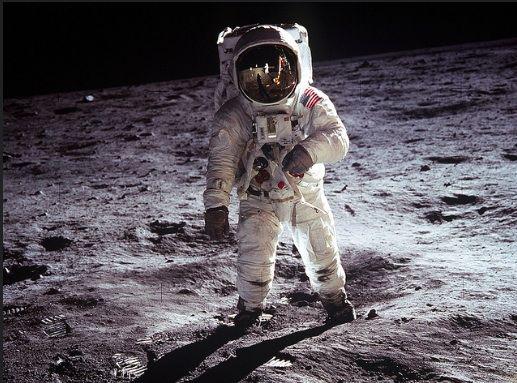 Buzz Aldrin na Księżycu