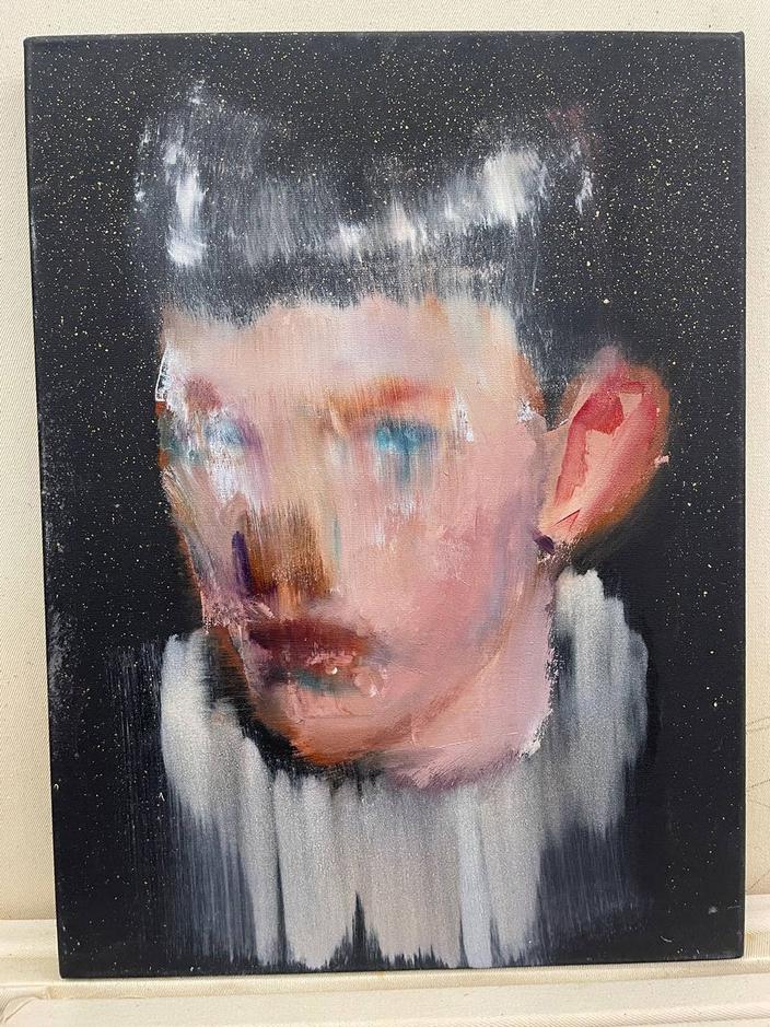 Eugene Shadko, „Bez tytułu“, olej na płótnie