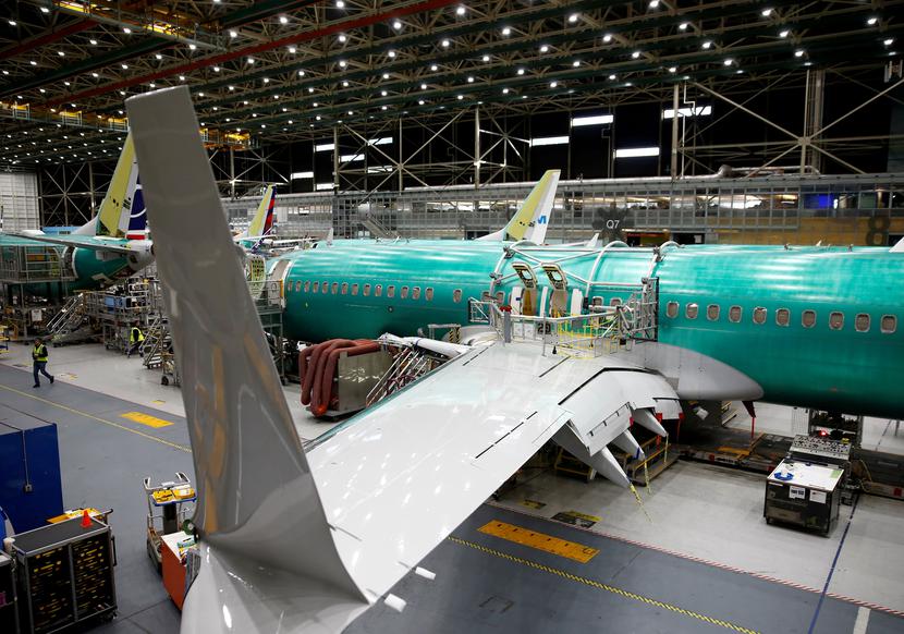 Boeing 737 Max w fabryce Boeinga w Renton w stanie Waszyngtonfot. REUTERS/Lindsey Wasson/File Photo/Forum Boeing 737 Max w fabryce Boeinga w Renton w stanie Waszyngtonfot. REUTERS/Lindsey Wasson/File Photo/Forum