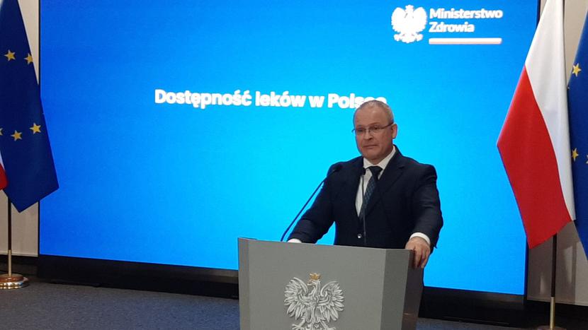 Na zdjęciu Maciej Miłkowski, wiceminister zdrowia odpowiedzialny m.in. za politykę lekową resortu